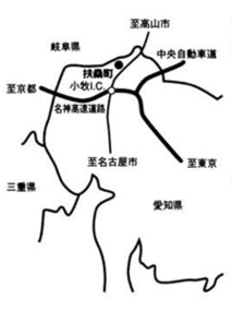 地図：扶桑文化会館までの交通案内2