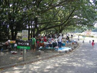 写真：木曽川扶桑緑地公園キャンプ場