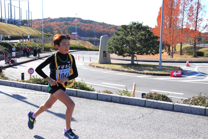 走っている写真